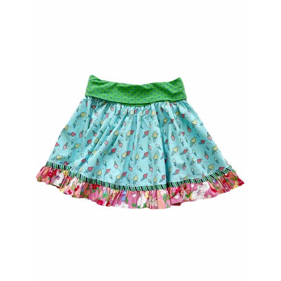 Matilda Jane It's A Wonderful Parade Ice Cream Social Circle Skirt Size 6 - Picture 1 of 5